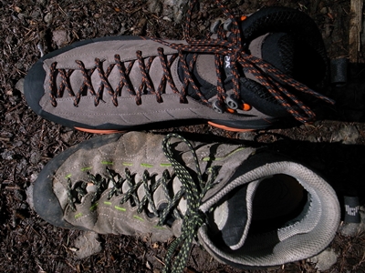 スカルパのアプローチシューズ、メスカリートとテックアッセント